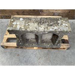 18th century carved sttone balustrade section