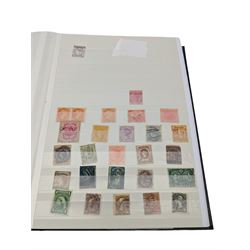 World Stamps including Seychelles, Southern Rhodesia, Sudan, Cyprus, Bermuda, Queen Victoria Canada, King Edward VII Straits Settlements etc, mixture of mint and used values, housed in a black stockbook