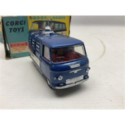 Corgi - Commer Police Van with flashing light No.464 and Chipperfield's Mobile Booking Office No.426; each in original box with paperwork (2)