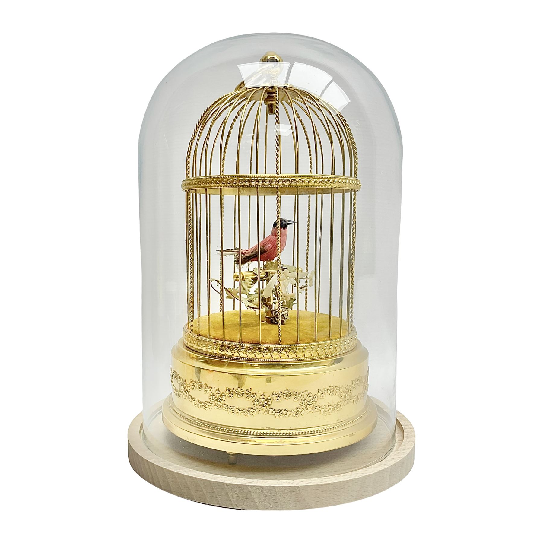 Sold at Auction: BRASS BIRD CAGE