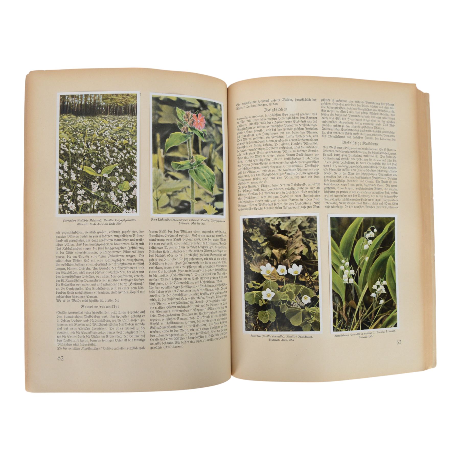 German Cigarette album on Imperial German Orders, medals & decorations together with a Third Reich Cigarette card album on Wild Flowers, Third Reich magazine Der Schulungsbrief
