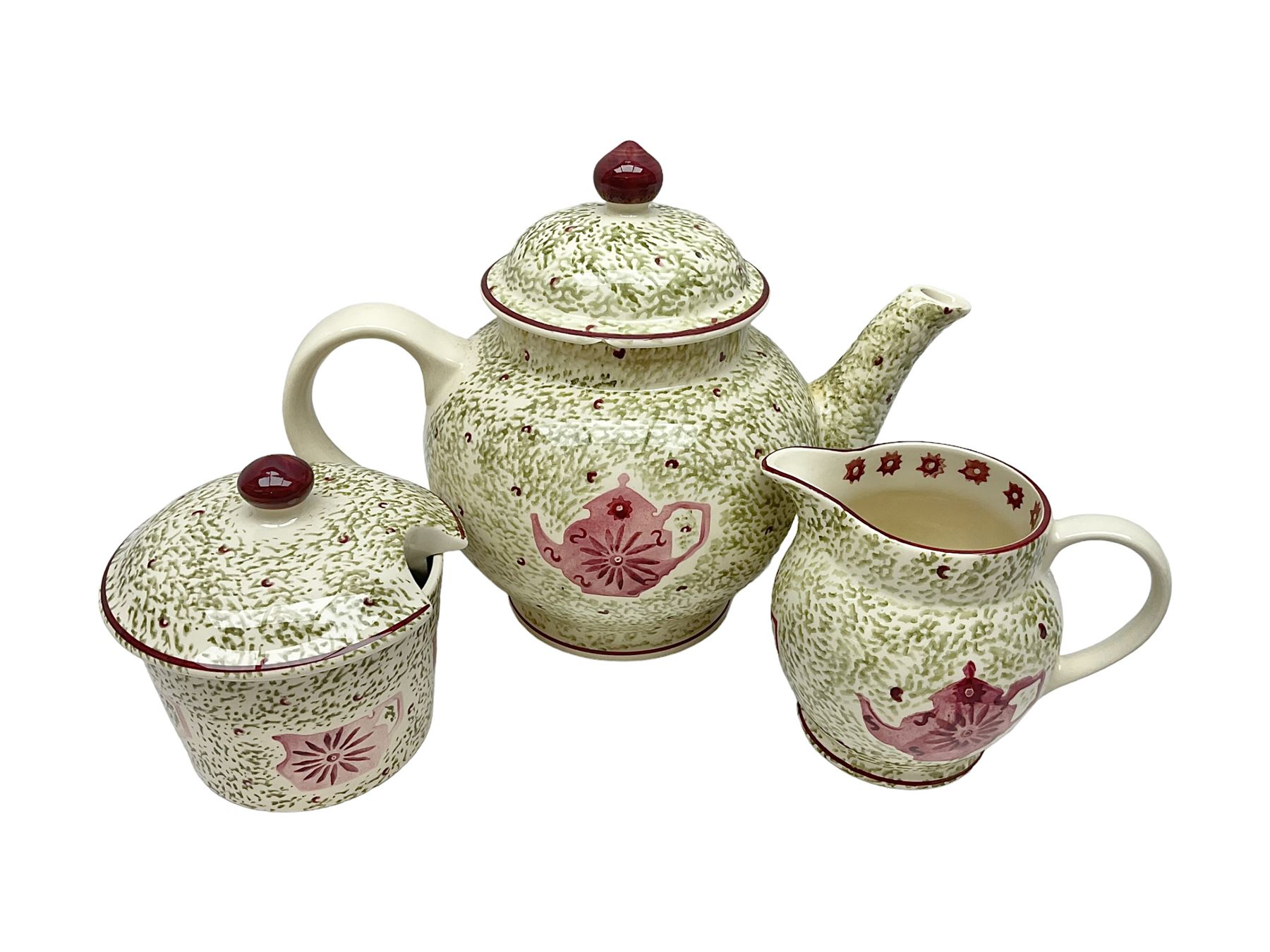 Emma Bridgewater for Betty's Tearoom teapot , sugar bowl and milk jug (3)