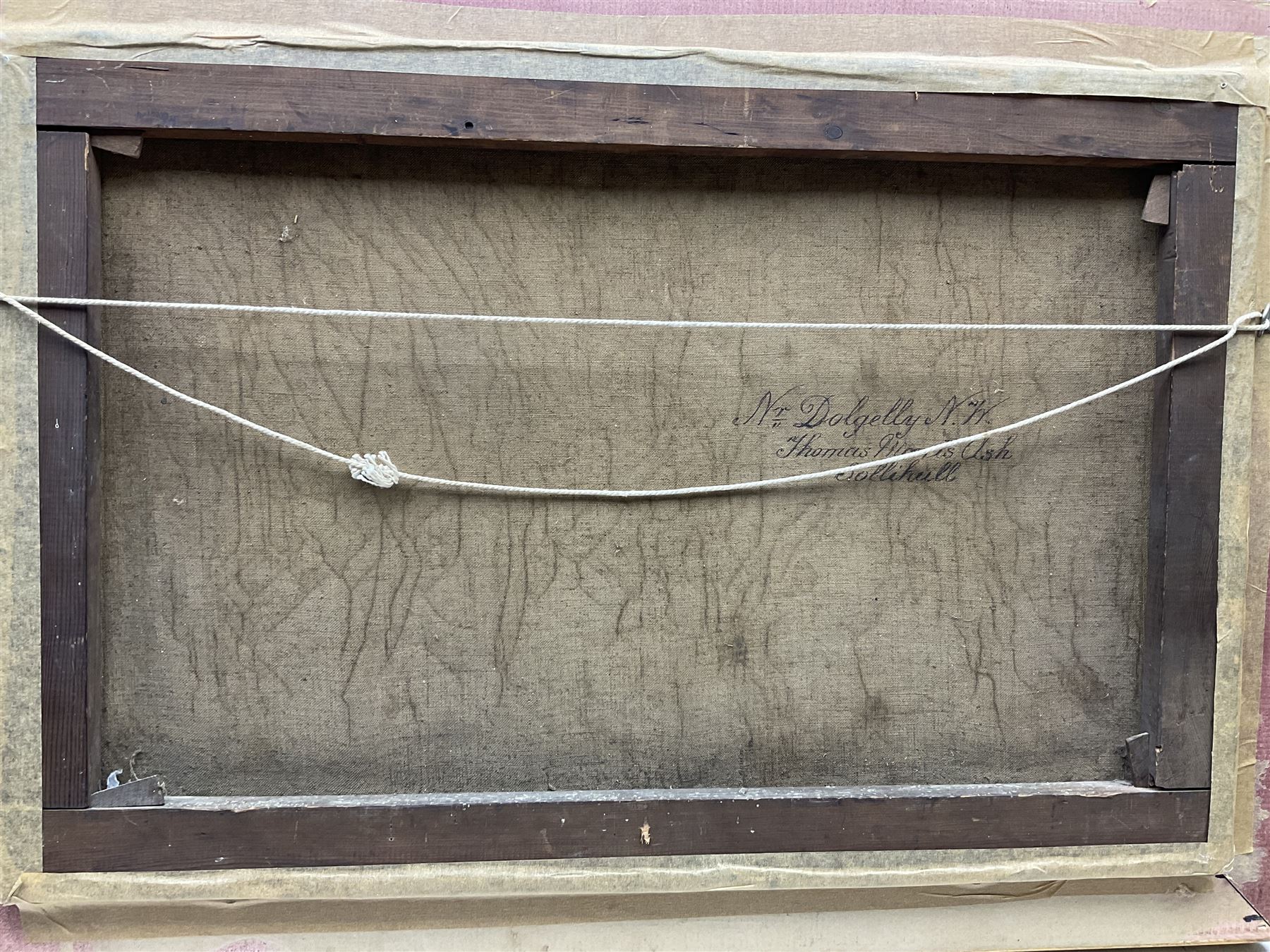 Thomas Morris Ash (British 1851-1935): 'Near Dolgellau - North West Wales', oil on canvas signed, inscribed verso 39cm x 59cm