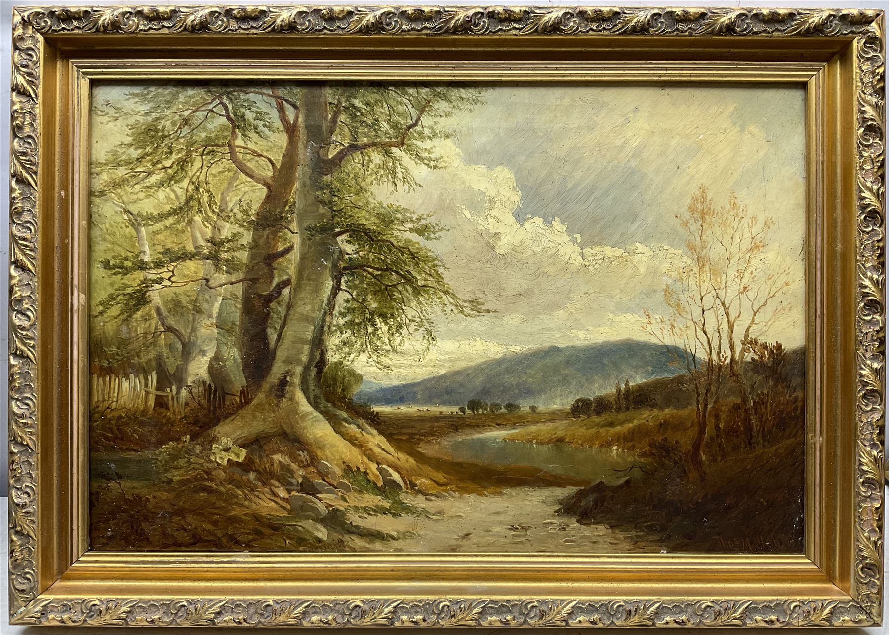 Thomas Morris Ash (British 1851-1935): 'Near Dolgellau - North West Wales', oil on canvas signed, inscribed verso 39cm x 59cm