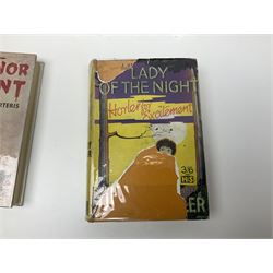 Collection of Hodder and Stoughton yellow jacket version books, to include Sydney Horler, George Goodchild, Dornford Yates, Leslie Charteris etc 
