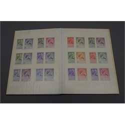  Near complete set of unmounted mint 1948 Royal Silver Wedding stamps, 146 stamps in total including British Honduras four cent and five dollars, Hong Kong ten cents and ten dollars, Malaya Kedah ten cents and five dollars, Malaya Kelantan ten cents and five dollars, Malaya Malacca ten cents and five dollars, North Borneo eight cents and ten dollars, Singapore ten cents and five dollars etc, housed in a small stockbook  
