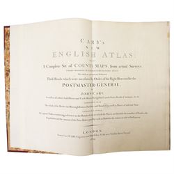 John Cary (British 1755-1835): 'Cary's New English Atlas; A Complete Set of County Maps fr...