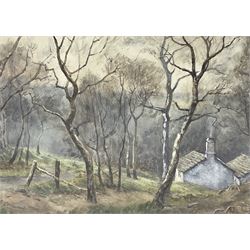 Florence Lockwood (British 1861-1937): Cottage in the Woods, watercolour signed 23cm x 31cm
Notes: Florence Lockwood was a notable suffragette