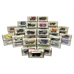 Fifty-nine Lledo Days Gone die-cast models, predominantly advertising/promotional vehicles; all boxed (59)