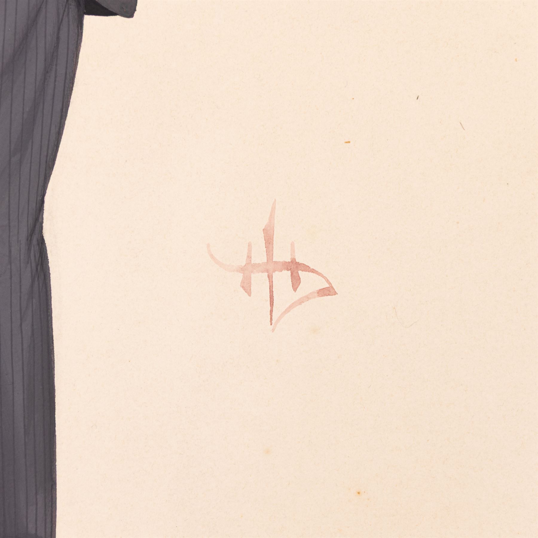 Manner of the Vanity Fair Cartoonists (1869-1914): 'Sir James Williamson' -1st Baron Ashton, gouache indistinctly signed with monogram, titled verso 53cm x 38cm (unframed)
Notes: This appears to be a rare surviving depiction of Sir James Williamson, a famously private individual who was known for shunning formal portraits. Now referred to as 'The Lino King', Williamson took over his father's Lancaster business and built a monopoly on cheap cork linoleum. The Lune Mills factory would employ a quarter of the Lancaster population. Despite controversies regarding his peerage and the possible exploitation of his workforce, his philanthropy and patronage given towards local causes has been highly celebrated. 