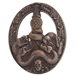 WWII Third Reich Nazi German style Bandit-warfare / Anti-partisan badge