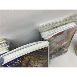 Twenty three Lilliput Lanes, including Village School, Lace's Shoe Shop, Cockles & Muscles, Scotland the Brave etc, together with The Leonardo Collection Paint Box Poppets and Gullivers World magazines 