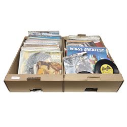 Collection of vinyl records, predominantly rock and pop. to include the Pet Shop Boys, Bruce Springsteen, Stevie Wonder, The Supremes, Diana Ross, Meatloaf, Abba, Beegees etc