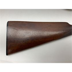 SHOTGUN CERTIFICATE REQUIRED - Late 19th century R. Robinson of Hull 12-bore side-by-side double barrel hammer shotgun; with 76cm(30