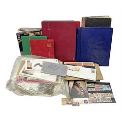 Stamps and ephemera, including Great British Queen Victoria and later, Israel, Ascension, Rhodesia, Jamaica, New Zealand, Cyprus, Natal, Barbados, various overprints etc, housed in albums, stockbooks and loose, together with various football programmes relating to Hull City games, in one box