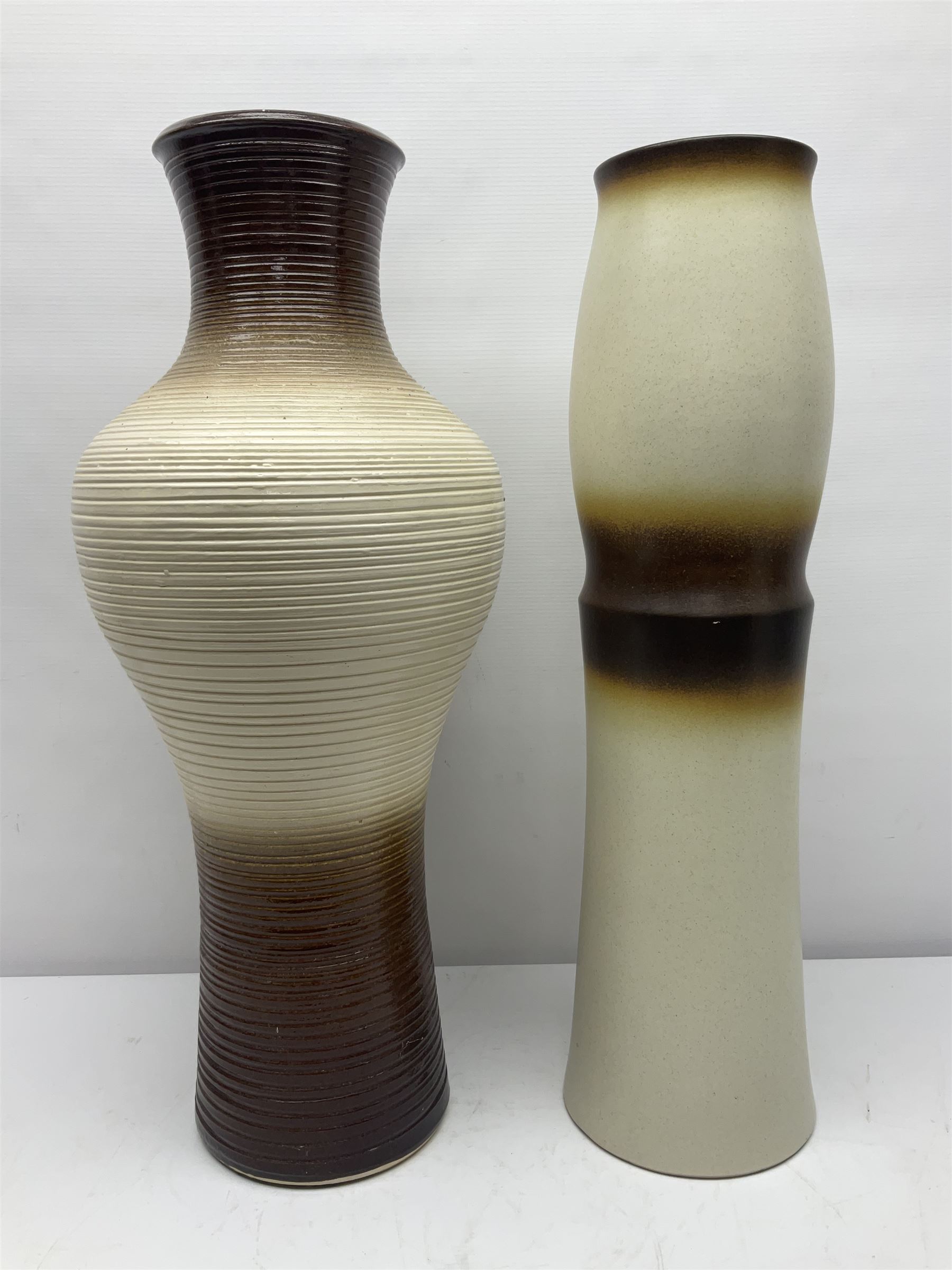 Ditmar Urbach Nora vase, together with another similar vase, Nora vase H64cm