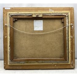 Reginald Grange Brundrit RA ROI (British 1883-1960): Aerial View of the River Wharfe, oil on canvas signed, Royal Academy label verso 49cm x 59cm 