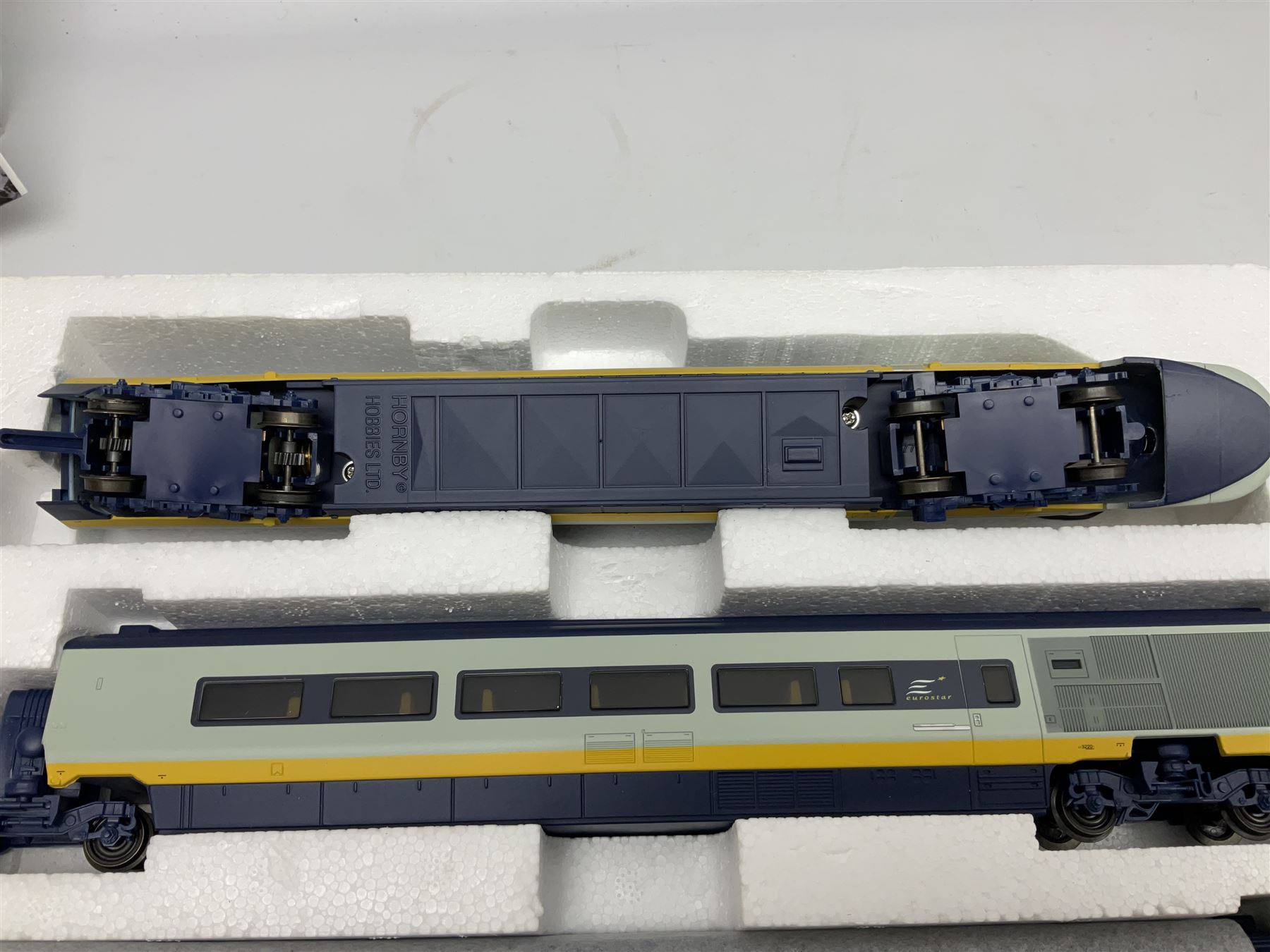 Hornby '00' gauge Eurostar electric train set with Class 323 power