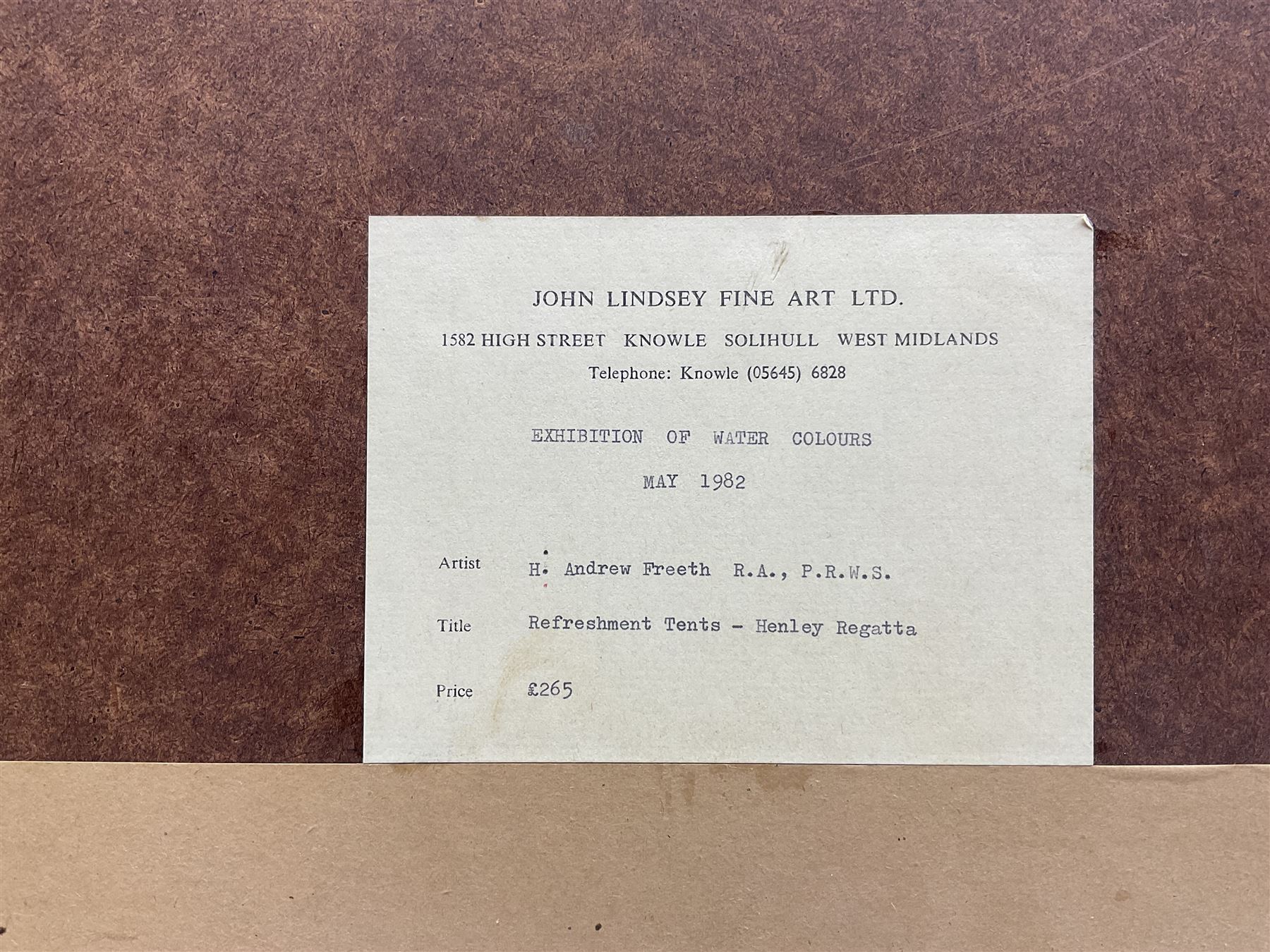 Hubert Andrew Freeth RA (British 1912-1986): 'Refreshment Tents - Henley Regatta' and Two Workers Asleep, two ink and watercolours signed, one titled on John Lindsey Fine Art label verso, exhib. 1982, max 30cm x 41cm (2)