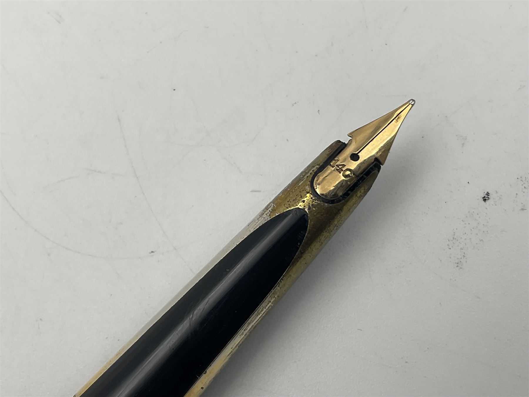 Five Waterman's fountain pens, to include Ideal, 152V, 701 etc, four with 14ct gold nibs