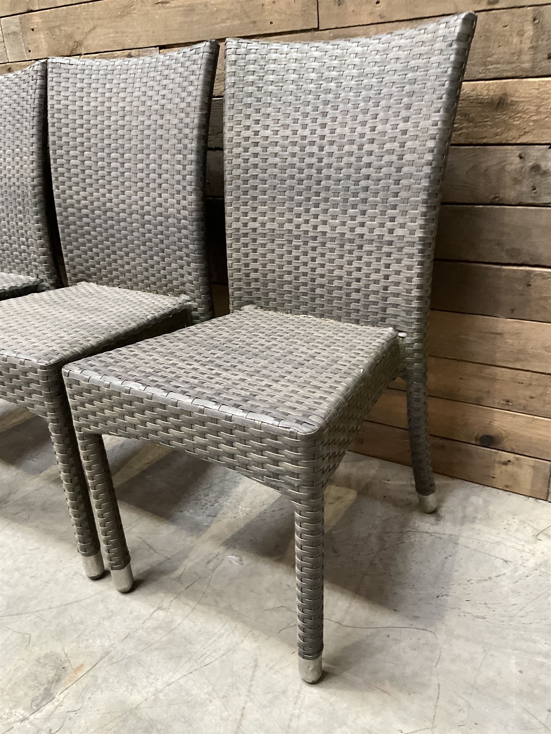 Rattan House - sixteen rattan garden chairs