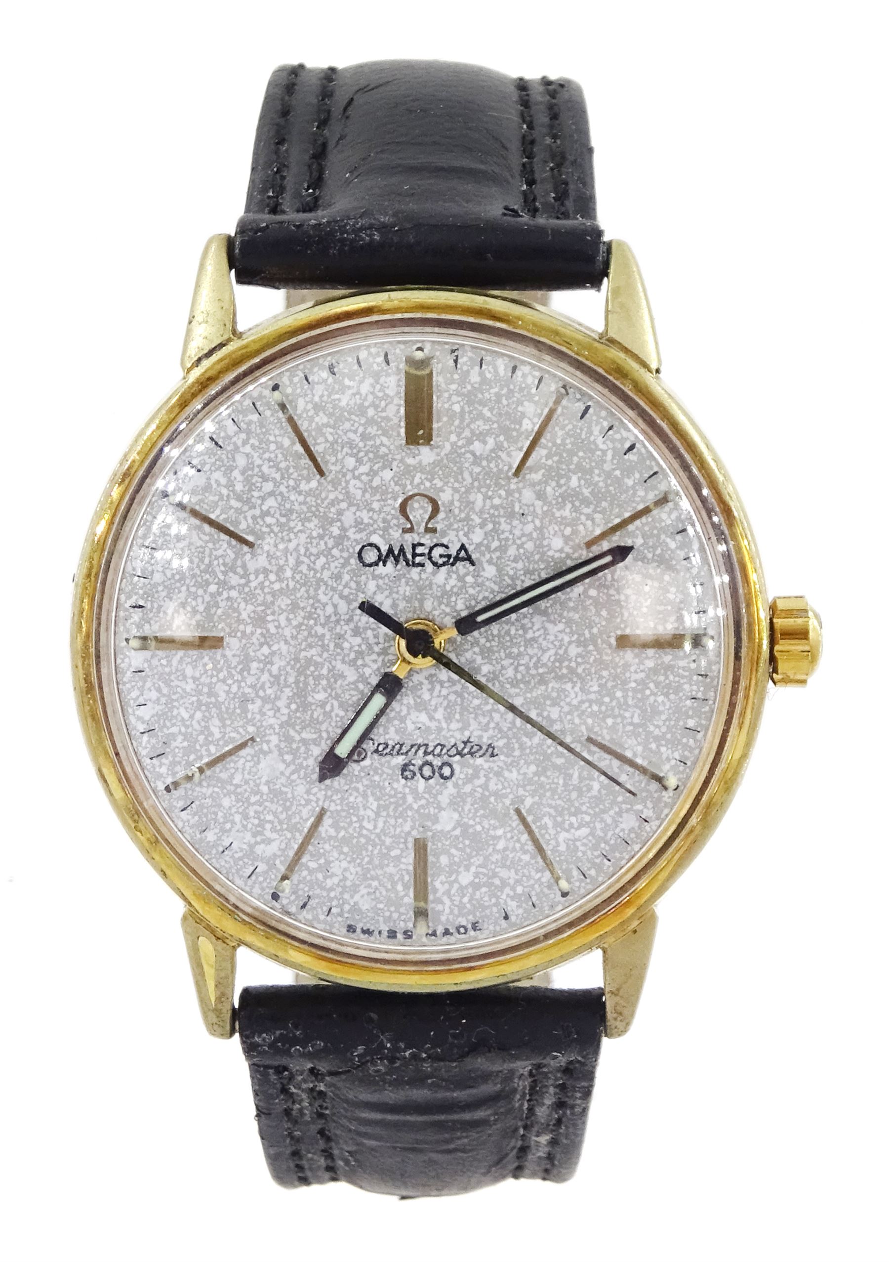 Omega Seamaster 600 gentleman's gold-plated and stainless steel