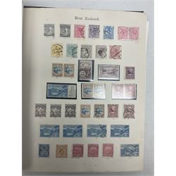 New Zealand Queen Victoria and later stamps, including various perf issues 1878-97, overprints, King George V unused pairs etc, housed in an album