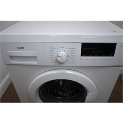 Logik L612WM16 washing machine, W60cm, H84cm, D46cm (This item is PAT tested - 5 day warranty from date of sale)