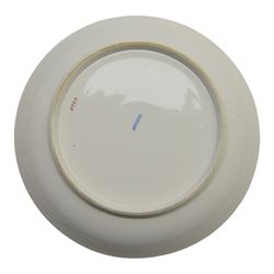 Spode tea service in Temple pattern, comprising twelve cups and saucers, open sucrier, milk jug, two side plates, together with Spode Italian pattern, six cups and saucers