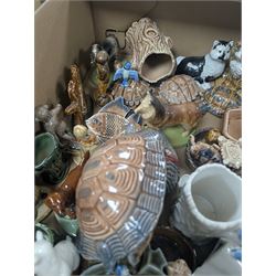 Wade trinket dishes and boxes, animal figures, etc