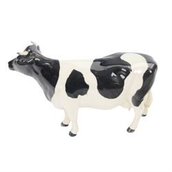 Beswick Friesian Cow family group, comprising Bull CH. Coddington Hilt Bar 1439, Cow CH. Claybury Leegwater 1362 and Calf 1249