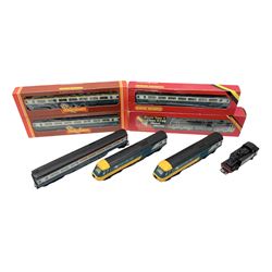 Hornby '00' gauge - Brush Type 4 Class 47/48 diesel electric locomotive No.D1520; boxed; Class 43 'HST 125' 2-car set with four passenger coaches (three boxed); and Class 3F 'Jinty' 0-6-0 Tank locomotive No.2021 (8)