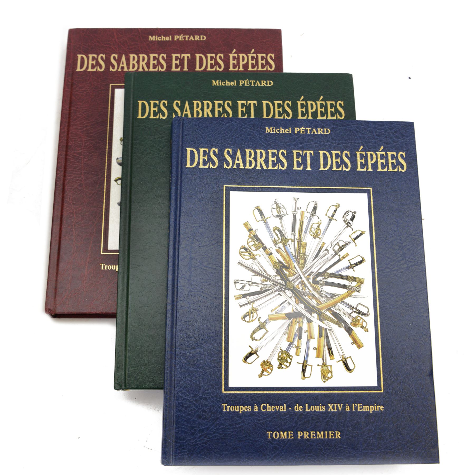 Petard, M; Des Sabres et Des Epees, vols 1-3, 1999-2005, together with a collection of arms illustrated reference books including Wagner; Swords and Daggers, The Illustrated Encyclopedia of Firearms, The British Cavalry Sword from 1600 etc  

