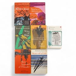 Paustovsky, Konstantin  - 'Story of a Life', complete set of six volumes , 1964-1974 first English edition translated by Manya Harari and Michael Duncan, published Harvill Press, original dust jackets, four price clipped and 'Selected Stories', 1974 published Progress Publishers, Moscow (7)