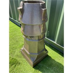 Rocket shaped chimney pot - THIS LOT IS TO BE COLLECTED BY APPOINTMENT FROM DUGGLEBY STORAGE, GREAT HILL, EASTFIELD, SCARBOROUGH, YO11 3TX