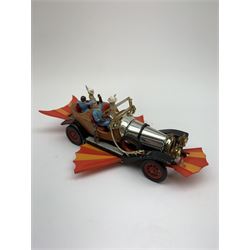 Corgi - Chitty Chitty Bang Bang with Caractacus Potts, Truly Scrumptious, Jeremy and Jemima figures; and The 'Saints' car Volvo P.1800, both in post production boxes (2)