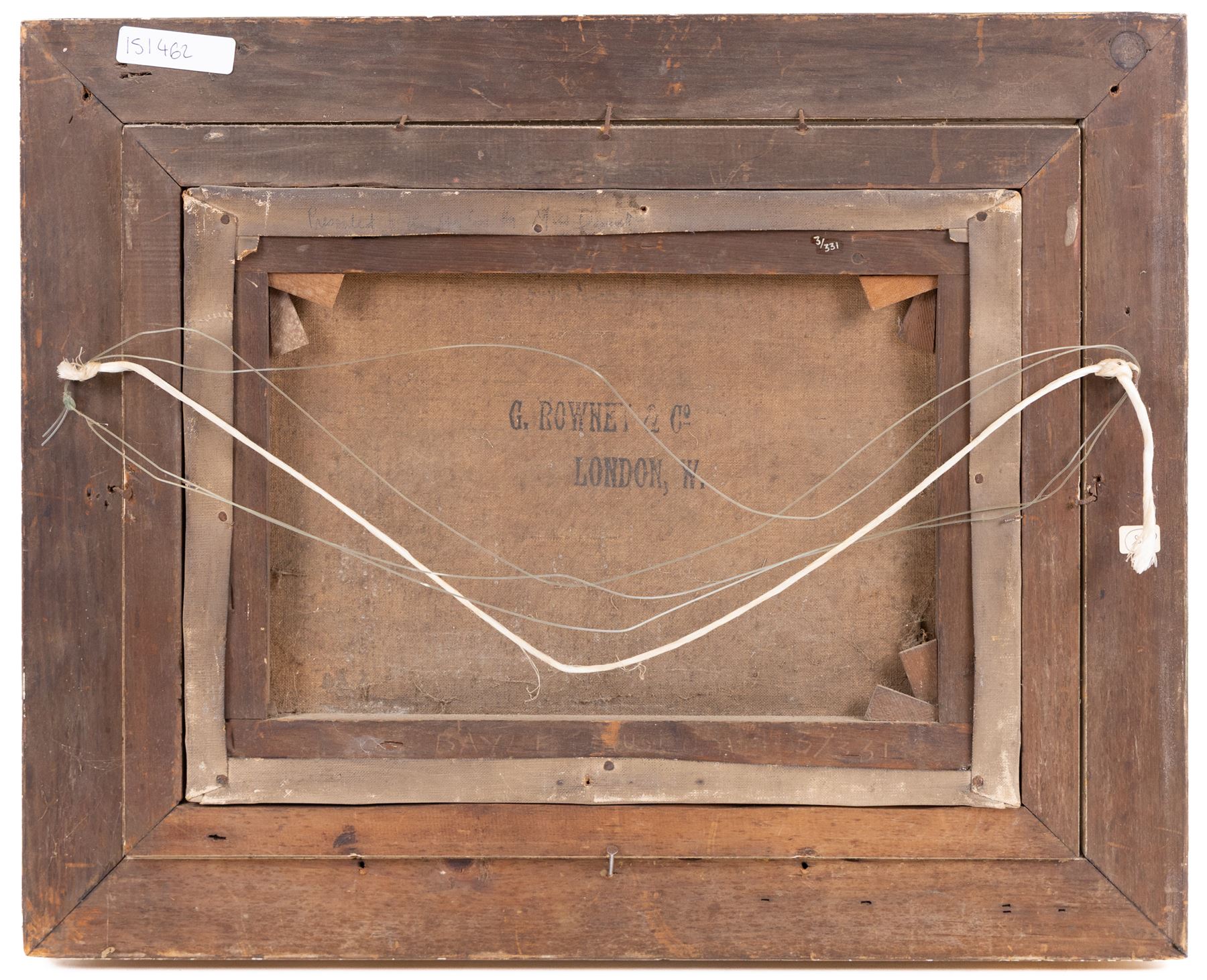 John Taylor Allerston (British 1828-1914): Watching the Boats from the Sea Wall. oil on canvas signed and dated 1890, 26cm x 36cm