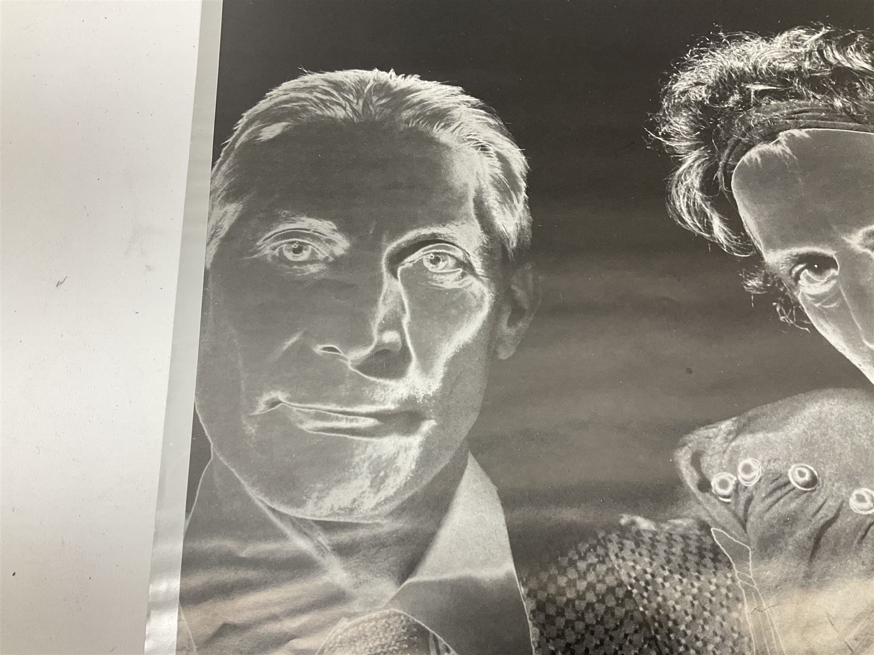 Rolling Stones Voodoo Lounge World Tour 1994/95 poster signed in black marker pen by Charlie Watts, Keith Richards, Mick Jagger and Ronnie Wood 58 x 81cm, unframed