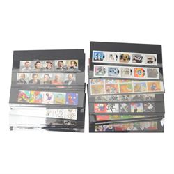 Queen Elizabeth II mint decimal stamp in presentation packs, all first class stamps, face ...