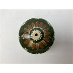 Royal Bonn water dropper, decorated in the Liberty pattern, H10.5cm