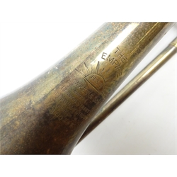  Hawkes and Son 'The Empire' electroplated Trombone no. 100242  
