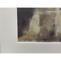 Neil Tyler (British 1945-): 'Elvet Bridge Durham', oil on canvas signed, titled verso 49cm x 69cm