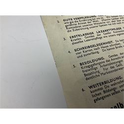 WW2 German propaganda leaflet dropped over Normandy (Cherbourg) 1944