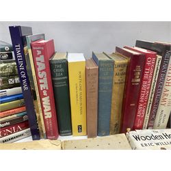 Thirty-five books of military interest including WW2, collector's reference books, fiction etc