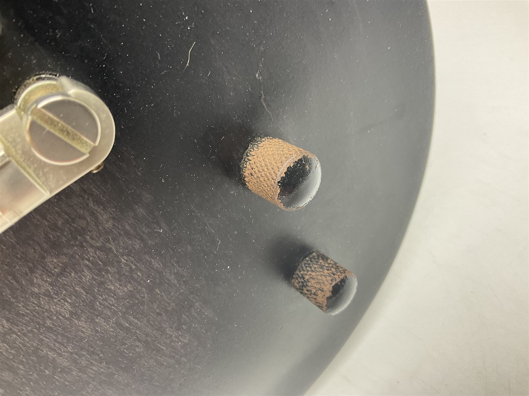 2015 American Les Paul CM (carved mahogany) electric guitar with ebonised finish, retro fitted with Seymour Duncan SH4 pick-up, serial no.150076417, L98cm overall; in Gibson soft carrying case.