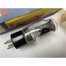 Eight Philips Miniwatt thermionic radio valves/vacuum tubes, including AZ31, C1, 1867, CY31, C1C, CY1C, four in original boxes
