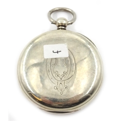  Victorian silver key wound pocket watch by C Winter 2 Anchor Weind Preston no 11327, Chester 1886 diameter 5.5cm  