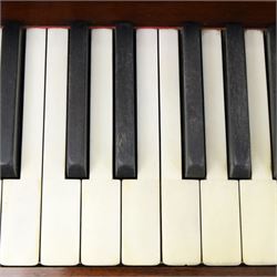 Edwardian C. Bechstein mahogany cased upright piano, with ivory keys and two pedals, serial no. 56533, H125cm, W146cm
This item has been registered for sale under Section 10 of the APHA Ivory Act