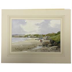 Don Micklethwaite (British 1936-): Coble Landing Filey, pair watercolours signed 23cm x 30cm (2)