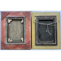 Joel Owen aka Francis E Jamieson (British 1895-1950): 'A Golden Evening - Lochearnhead', oil on canvas signed and indistinctly dated, titled verso, together with a similar oil by another hand indistinctly signed 34cm x 24cm (2)